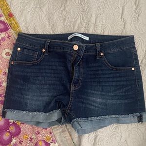 Denim shorts